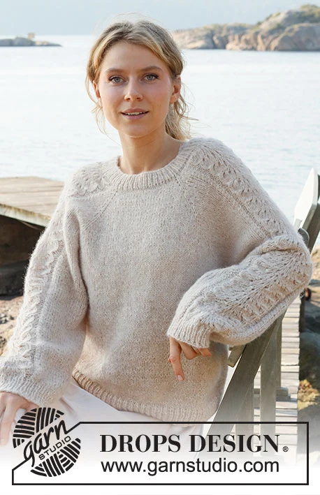 221-3 Bronze Summer Sweater by DROPS Design